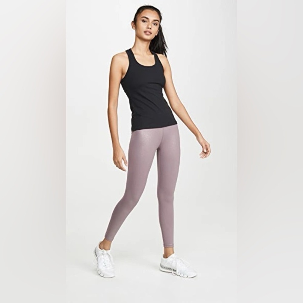 Beyond Yoga Mauve Metallic Leggings - Picture 4 of 12